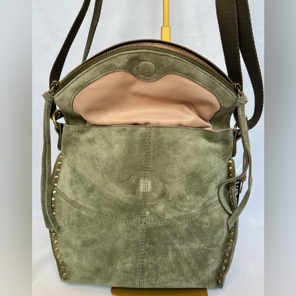 New With Tags The Sak Silverlake Crossbody In Moss Suede Green Color - Picture 11 of 15